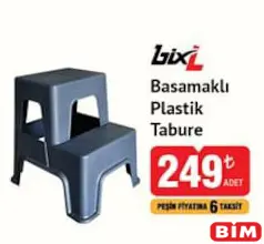 BİXL BASAMAKLI PLASTİK TABURE